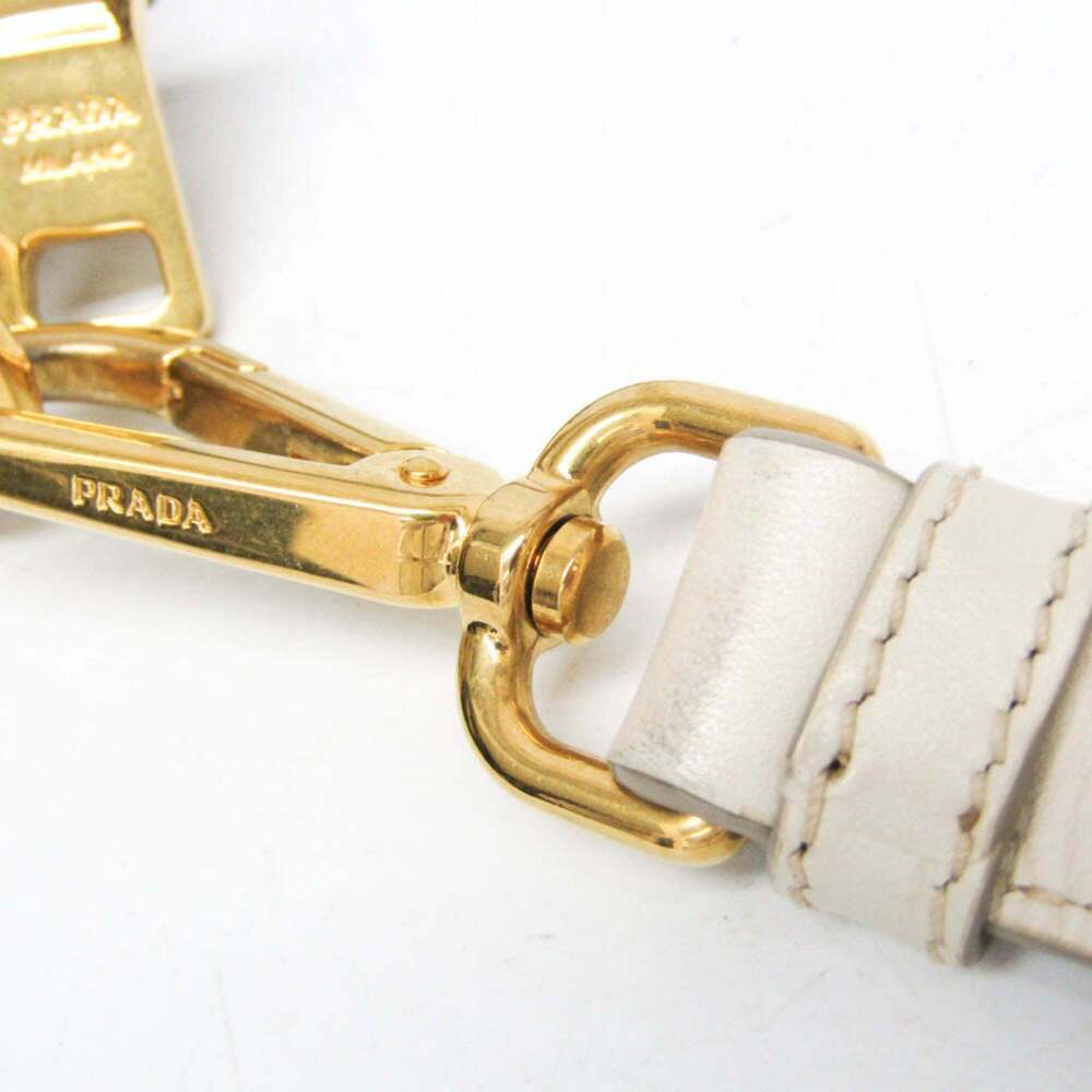 PRADA Cream Leather Shoulder Bag - Picture 8 of 14